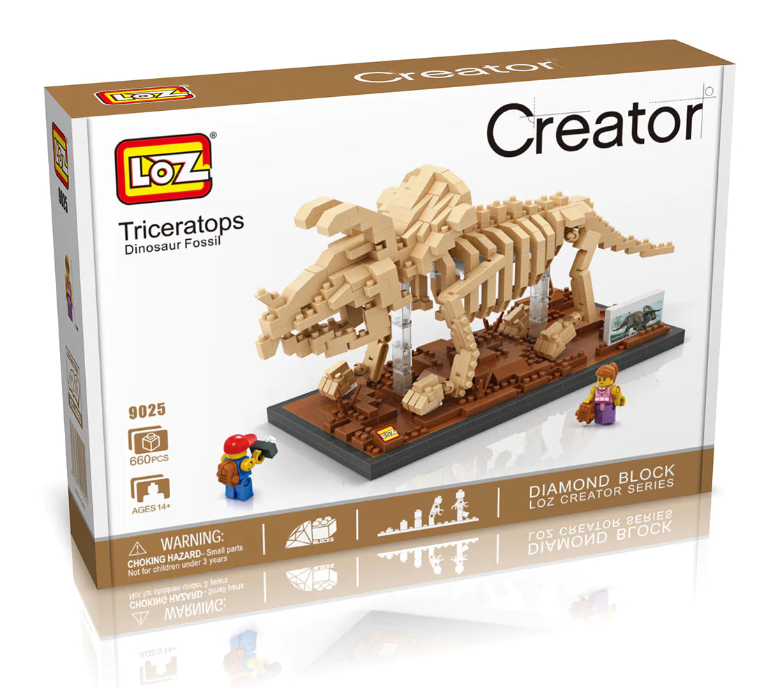 LOZ 9025 Creator Triceratops Kit - Hobbytech Toys