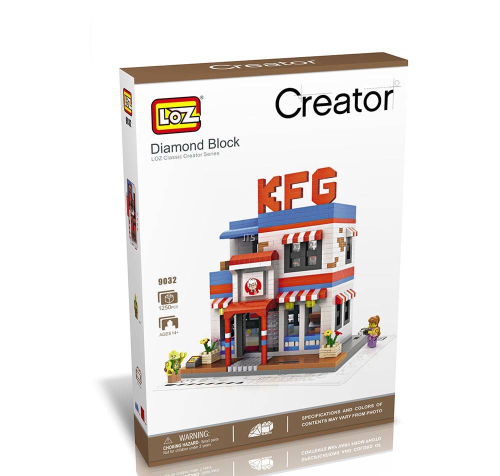 LOZ 9032 Creator KFC Kit - Hobbytech Toys