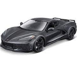 Maisto 1/18 2020 Chevrolet Corvette Stingray Coupe - Grey - Hobbytech Toys