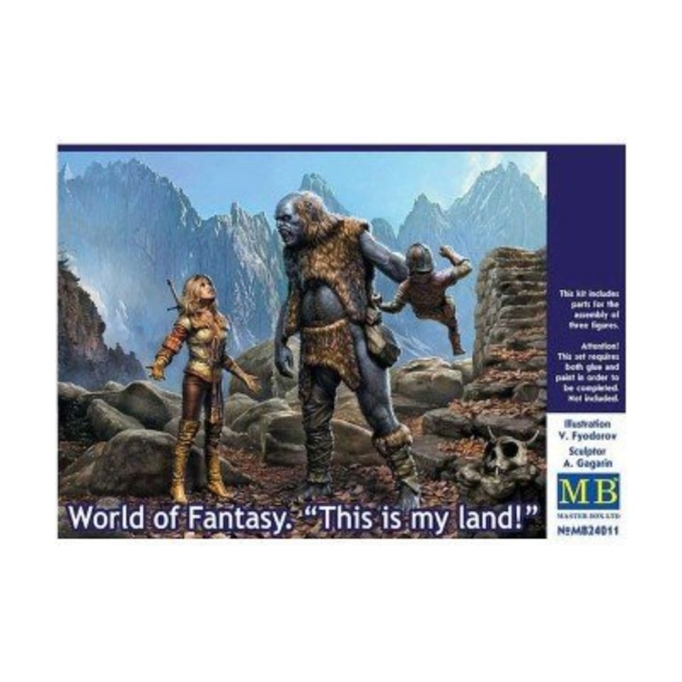 Master Box 24011 1/24 World of Fantasy. This is my Land! Master Box Ltd PLASTIC MODELS