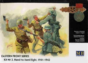 Master Box 3524 1/35 Eastern Front Series. Kit No.3 Hand-to-Hand Fight Master Box Ltd PLASTIC MODELS