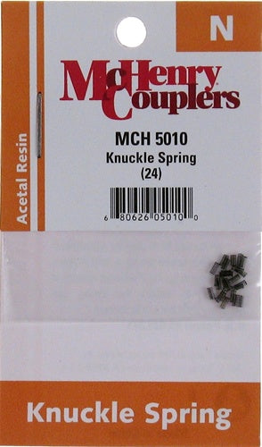 Mchenry N Knuckle Springs 24 Ea Mc Henry Couplers TRAINS - N SCALE