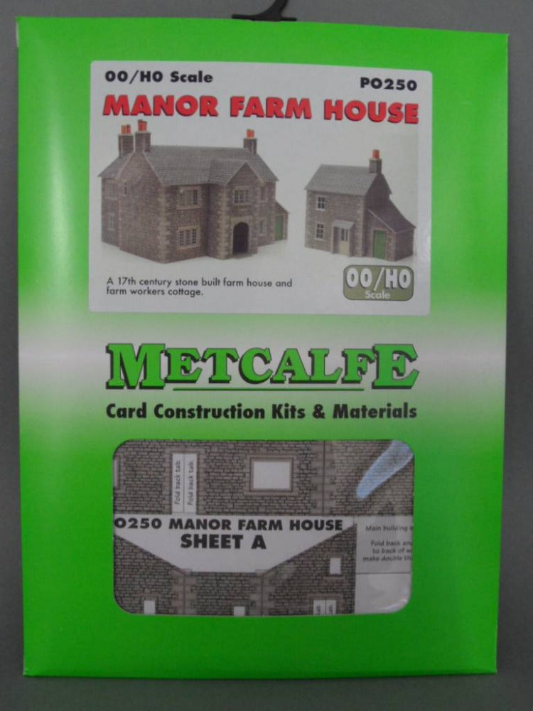 Metcalfe PO250 OO/HO Manor Farm House Kit Metcalfe TRAINS - HO/OO SCALE