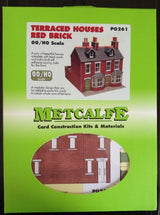 Metcalfe P0261 Oo/Ho Red Brick Terraced Houses Kit Metcalfe TRAINS - HO/OO SCALE