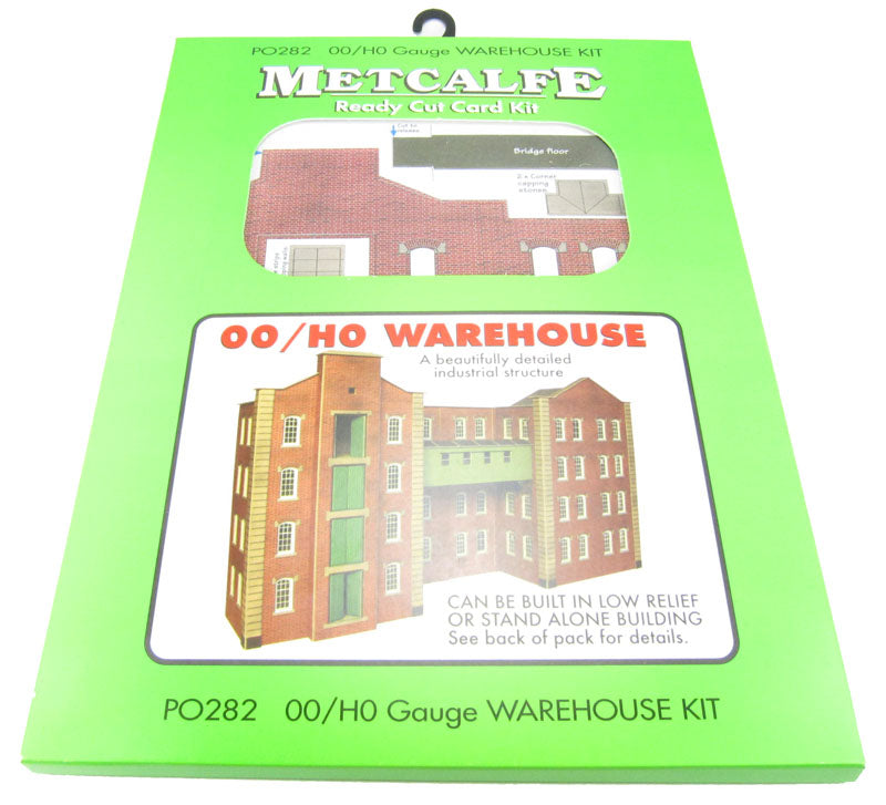 Metcalfe PO282 OO/HO WareHouse Kit Metcalfe TRAINS - HO/OO SCALE