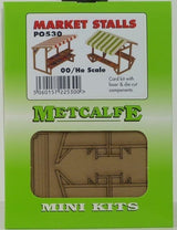 Metcalfe PO530 HO/OO Market Stalls Metcalfe TRAINS - HO/OO SCALE