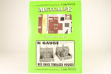 Metcalfe Pn103 N Red Brick Terraced Houses Metcalfe TRAINS - N SCALE