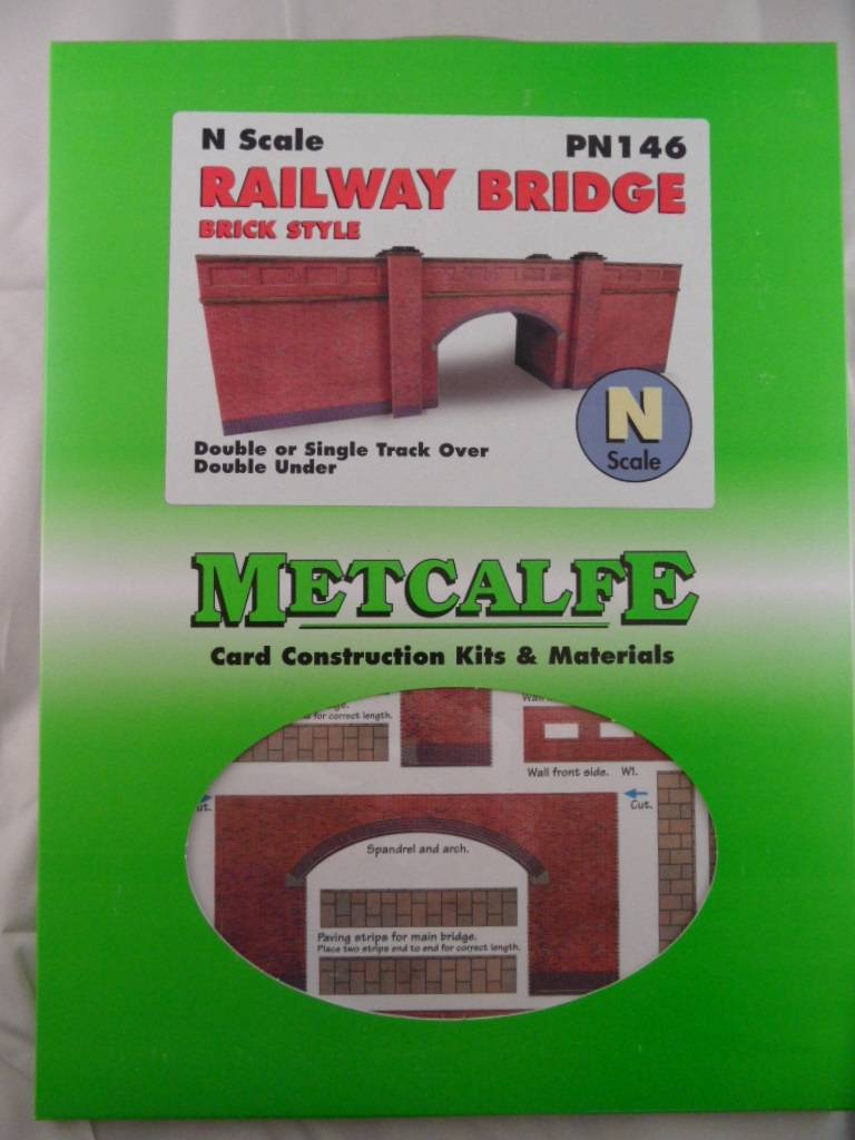 Metcalfe Pn146 N Railway Bridge Brick Style Metcalfe TRAINS - N SCALE