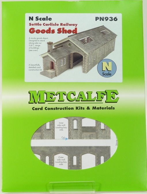 Metcalfe PN936 N Settle Carlisle Railway Goods Shed Metcalfe TRAINS - N SCALE