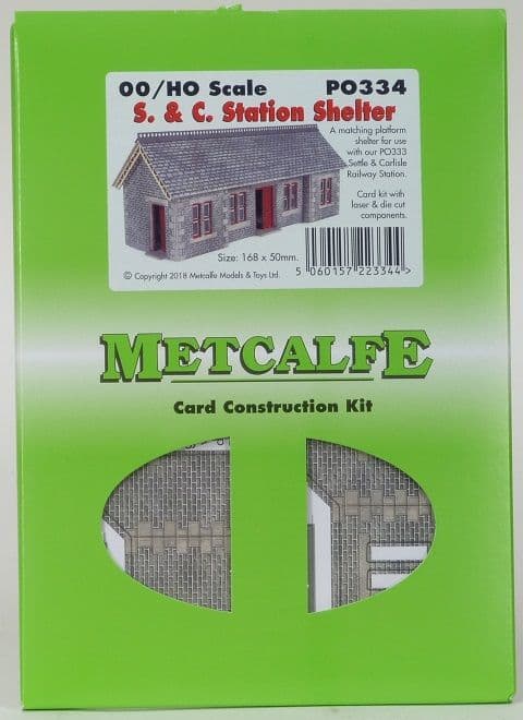 Metcalfe PO334 HO/OO S & C Station Shelter Metcalfe TRAINS - HO/OO SCALE