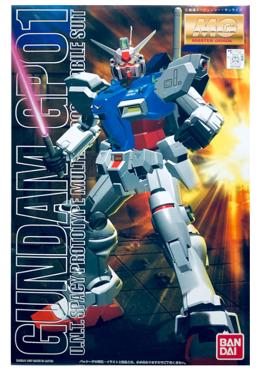 Bandai 5063822 MG 1/100 Gundam Gp01 Plastic Model Kit - Hobbytech Toys