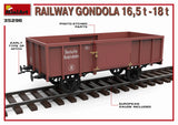 Miniart 1/35 Railway Gondola 16.5-18t Miniart PLASTIC MODELS