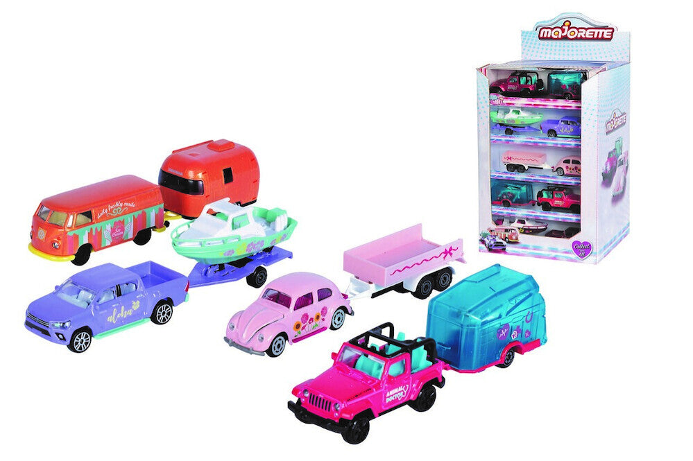 Majorette Pink Drives Trailer Assorted (1)** - Hobbytech Toys
