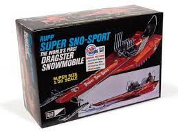 MPC 1/20 Rupp Super Sno-Sport Snow Dragster - Plastic Model Kit - Hobbytech Toys