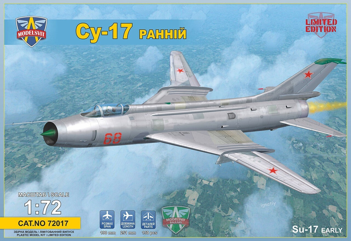 ModelSvit 72017 1/72 Sukhoi Su-17 Early version Plastic Model Kit Modelsvit PLASTIC MODELS