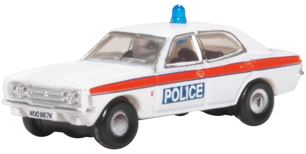 Oxford NCOR3004 1/148 Ford Cortina MKIII Devon & Cornwall Police - Hobbytech Toys