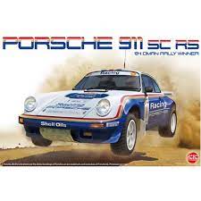 NuNu 1/24 Porsche 911 1984 Oman Rally Plastic Model Kit [24011] - Hobbytech Toys