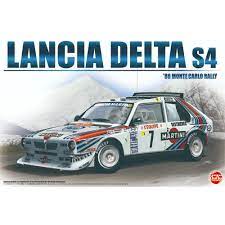 NuNu 1/24 Lancia Delta S4 Martini Montecarlo rally 1986 Plastic Model Kit [24030] - Hobbytech Toys