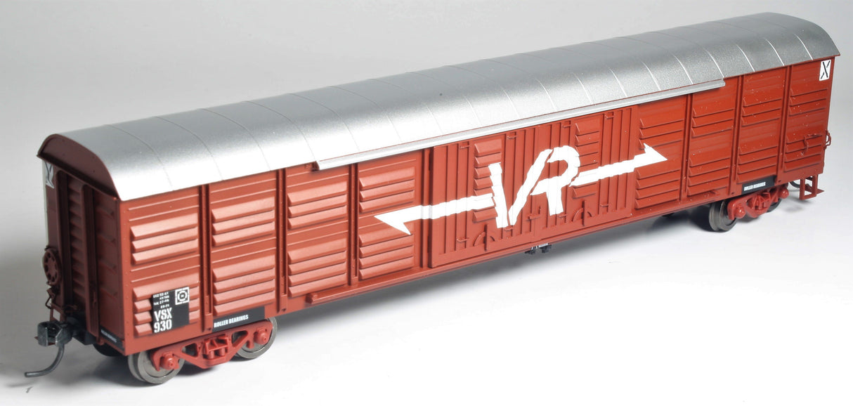 Powerline PD-200A-930 VSX Louvre Van VSX-930 Red Kadee Coupler Powerline TRAINS - HO/OO SCALE