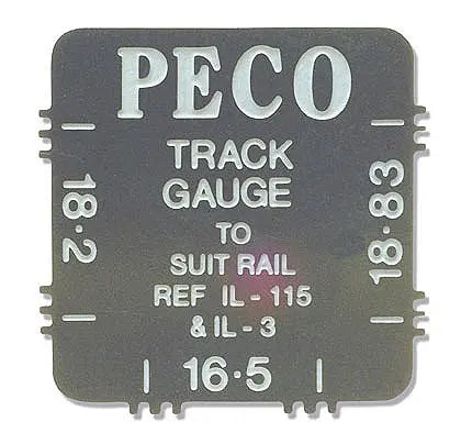 Peco Il-116 Stainless Steel Track Gauge Peco TRAINS