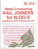 Peco SL-310 N Gauge Rail Joiners Nickel Silver Peco TRAINS - N SCALE