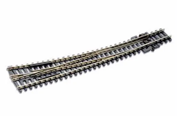 Peco SL-E386 N R/H Curved Turnout Electrofrog Peco TRAINS - N SCALE