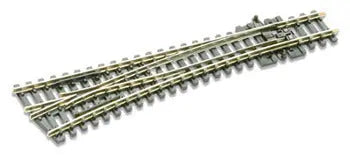 Peco SL-E396 N L/H Medium Radius Turnout Electrofrog Peco TRAINS - N SCALE