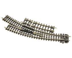 Peco ST44 N Code 80 Setrack R/H Curved Point - Hobbytech Toys