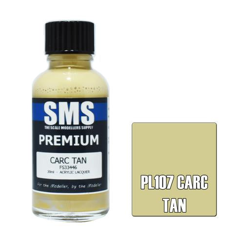 SMS PL107 Premium Acrylic Lacquer Carc Tan Fs33446 30ml Scale Modellers Supply PAINT, BRUSHES & SUPPLIES