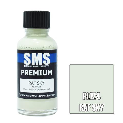 SMS PL124 Premium Acrylic Lacquer RAF Sky 30ml Scale Modellers Supply PAINT, BRUSHES & SUPPLIES
