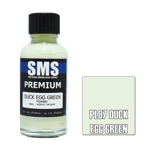 SMS PL87 Premium Acrylic Lacquer Duck Egg Green Fs34583 30ml Scale Modellers Supply PAINT, BRUSHES & SUPPLIES