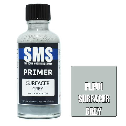 SMS PLP01 Grey Surface Primer 50ml Scale Modellers Supply PAINT, BRUSHES & SUPPLIES