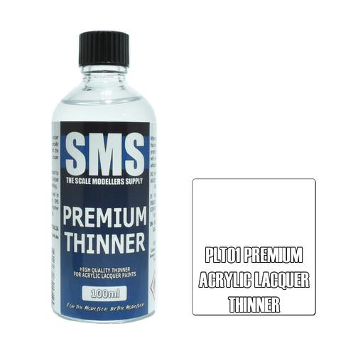 SMS PLT01 Acrylic Lacquer Premium Thinner 100ml Scale Modellers Supply PAINT, BRUSHES & SUPPLIES
