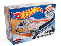 Polar Lights 1/25 1969 Dodge Charger Funny Car Hot Wheels - Plastic Kit - Hobbytech Toys