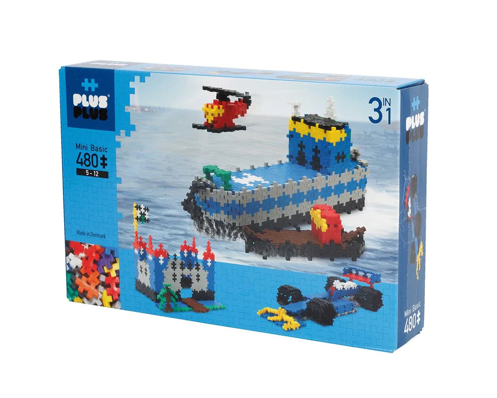 Plus-Plus - Basic - 480pcs - 3in1 - Hobbytech Toys