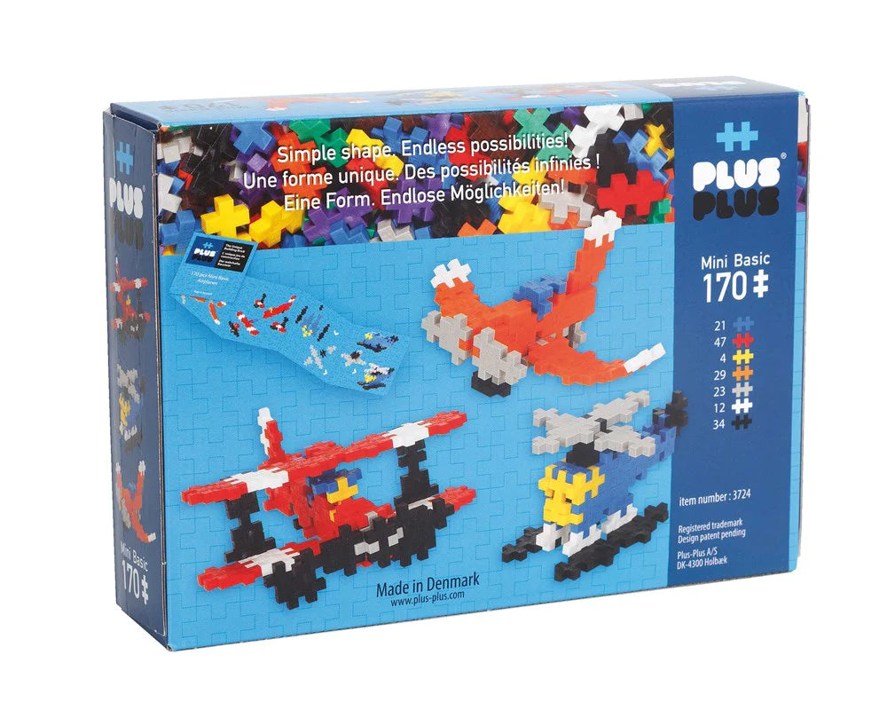 Plus-Plus - Basic Planes - 170 pcs - Hobbytech Toys