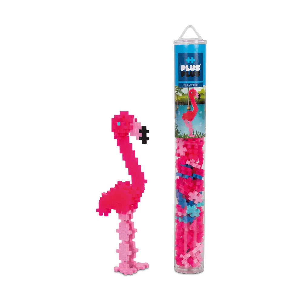 Plus-Plus - Flamingo - 100 pcs Tube - Hobbytech Toys