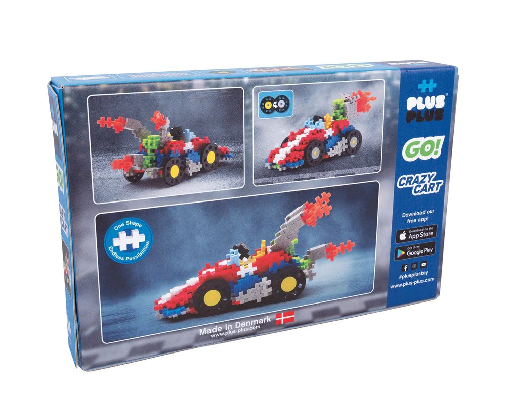 Plus-Plus - Go! Crazy Cart - 240pcs - Hobbytech Toys