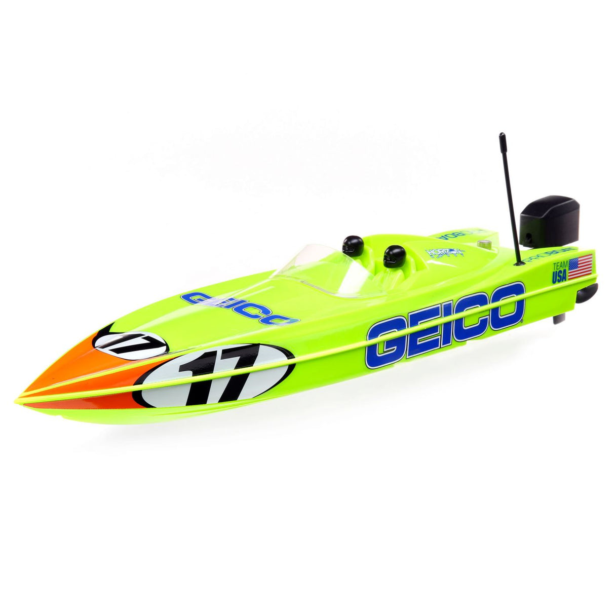 Pro Boat 17 inch Power Boat Racer Deep-V Miss Geico RTR [PRB08044T1] PROBOAT RC BOATS