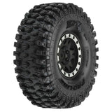 Proline Hyrax 1.9 Predator Tyres Mounted on Impulse Bead-Lock Wheels, F/R, PR10128-12 - Hobbytech Toys