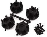 Proline Dumont Paddle SC 2.2in/3.0in Tyres Mounted on Raid Black Wheels, F/R, PR10185-10 - Hobbytech Toys