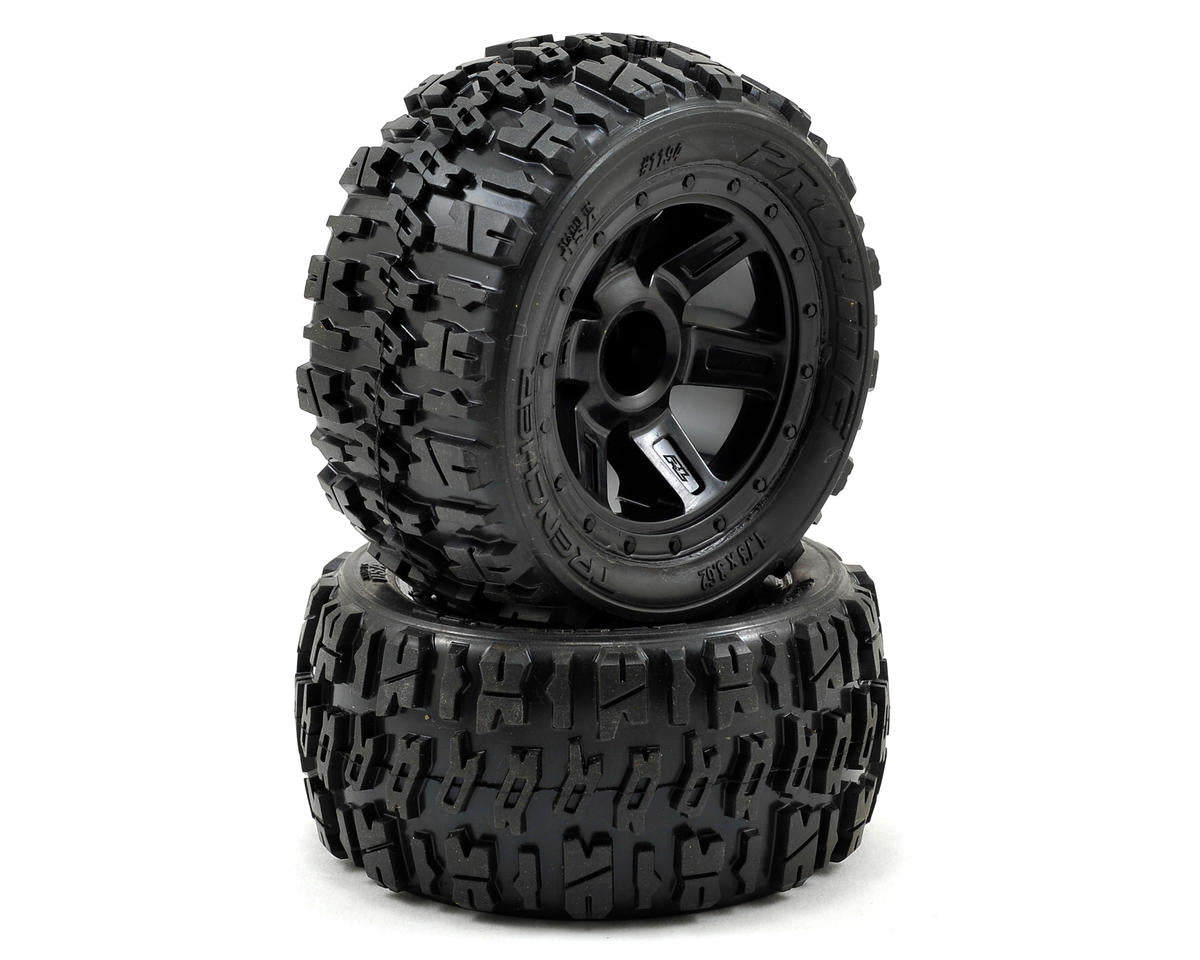 Proline 1/16 Trencher 2.2 M2 Tyres Mounted on Desperado Wheels, E-Revo, PR1194-11 - Hobbytech Toys