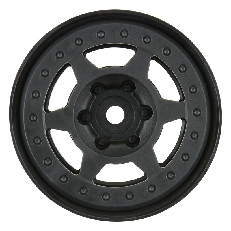 Proline 1/10 Holcomb F/R 1.9in Crawler Black Bead Lock Wheels, 2pcs - Hobbytech Toys