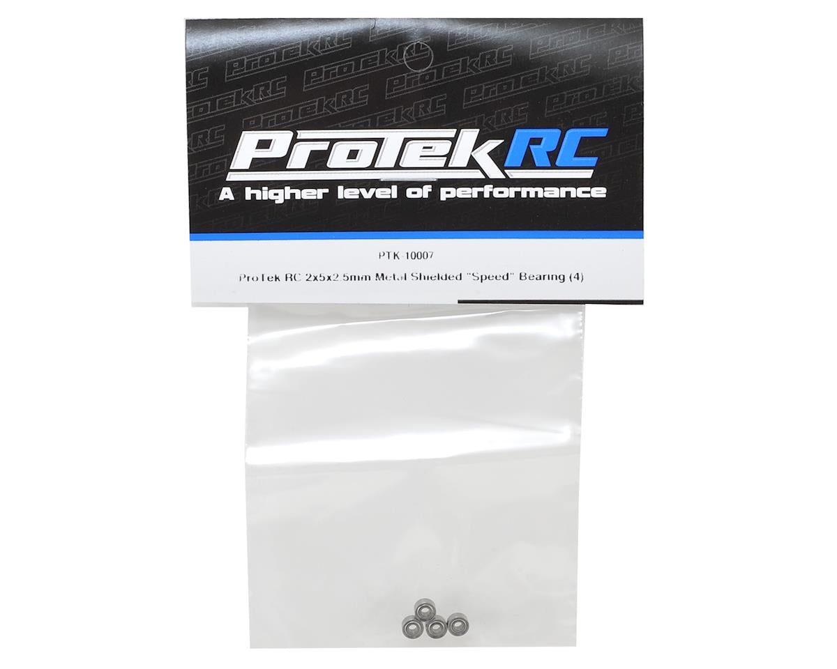 ProTek RC 2x5x2.5mm Metal Shielded "Speed" Bearing (4) - Hobbytech Toys