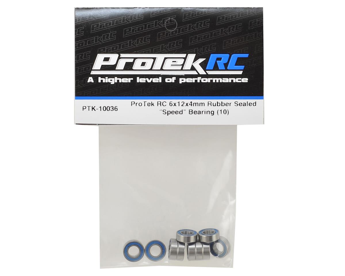 ProTek RC 6x12x4mm Rubber Sealed "Speed" Bearing (10) - Hobbytech Toys
