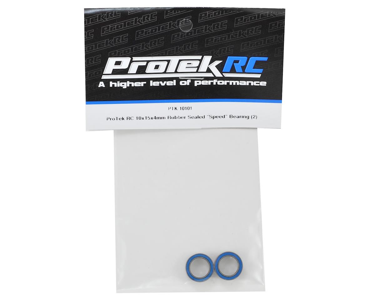 ProTek RC 10x15x4mm Rubber Sealed "Speed" Bearing (2) - Hobbytech Toys