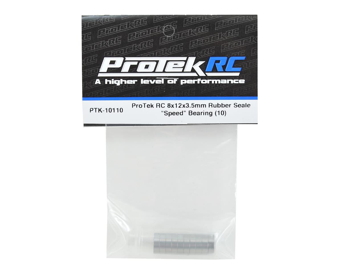 ProTek RC 8x12x3.5mm Rubber Sealed "Speed" Bearing (10) - Hobbytech Toys