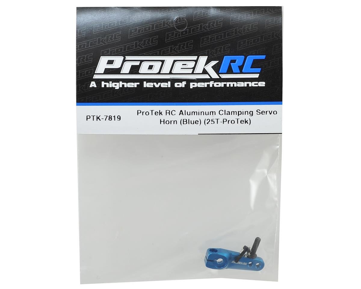 ProTek RC Aluminum Clamping Servo Horn (Blue) (25T-ProTek) ProTek RC RC CARS - PARTS