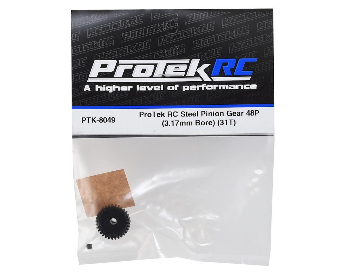 ProTek RC Lightweight Steel 48P Pinion Gear (3.17mm Bore) (31T) - Hobbytech Toys