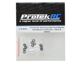 ProTek RC Aluminum Ball Stud Washer Set (Black) (12) (0.5mm, 1.0mm & 2.0mm) - Hobbytech Toys